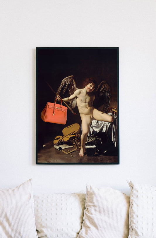 Cupid with a Birkin Digital Art Download