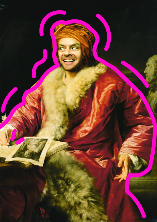Jack Nicholson as Johann Joachim Winckelmann Digital Art Download