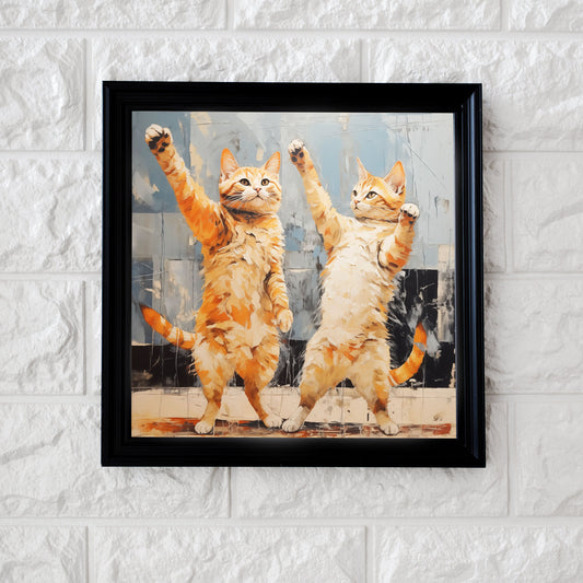 Dancing Cats Artwork Digital Download