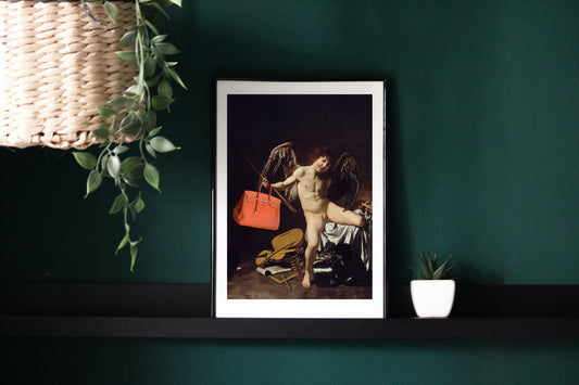 Cupid with a Birkin Digital Art Download